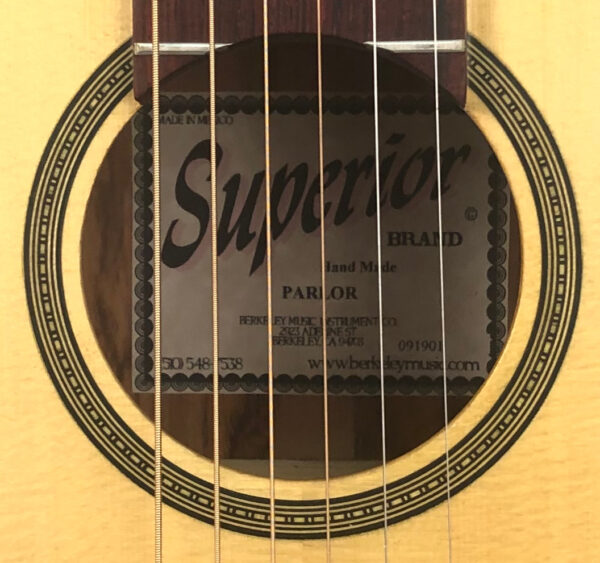 Superior Parlor Guitar, 2019